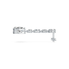 Sterling Silver Semi Mount Earrings Setting Pear PE 12X10mm OV 7X5mm OV 6X4mm RD 4mm DHJ