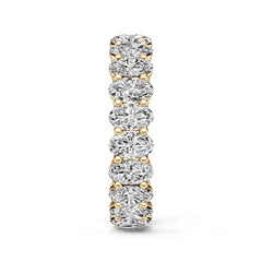 10K Gold Semi Mount Ring Setting Round Ro 5x3mm Moissanite Accent Syz Jewelry