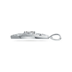 Sterling Silver Semi Mount Pendant Setting Oval OV 7X5mm Filigree Milgrain Syzjewelry