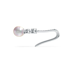 Sterling Silver Semi Mount Earrings Setting Round RD 8x8mm DHJ