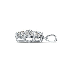 Sterling Silver Semi Mount Pendant Setting Heart HT 7X7mm DHJ