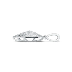 10K Gold Pendant Heart Theme with or Moissanite Moissanite Accent DHJ