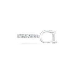 Sterling Silver Semi Mount Earrings Setting Round RD 4.0mm 3.5mm 3mm 2.5mm 2mm DHJ
