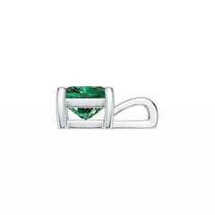 Platinum Semi Mount Pendant Setting Cushion CU 6x6mm DHJ