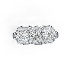 14K Gold Semi Mount Ring Setting Oval OV 5X4mm Diamond Accent DHJ