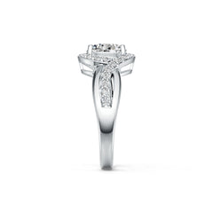 Sterling Silver Semi Mount Ring Setting Round RD 8x8mm DHJ