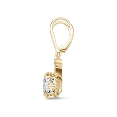 14K Gold Semi Mount Earrings Setting Round Ro 8x8mm Syz Jewelry