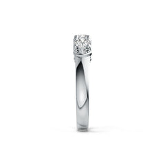 10K Gold Semi Mount Ring Setting Round RD 4x4mm Moissanite Accent DHJ