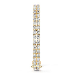 10K Gold Semi Mount Bracelet Setting Round Ro 4x3mm Syz Jewelry