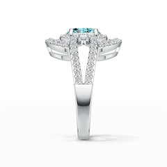 Sterling Silver Semi Mount Ring Setting Oval OV 8X6mm DHJ