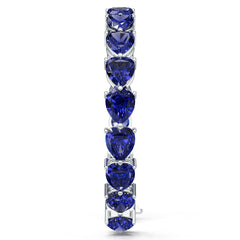 Platinum Semi Mount Bracelet Setting Heart He 9x8mm Diamond Accent Syz Jewelry