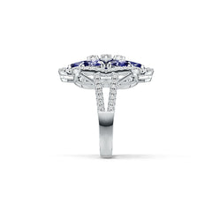 Sterling Silver Semi Mount Ring Setting Oval OV 6X4mm DHJ