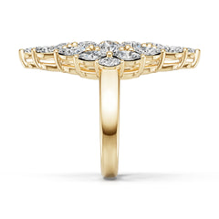 Sterling Silver Semi Mount Ring Setting Round Ro 8x8mm Diamond Accent DHJ