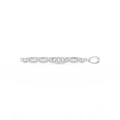 Sterling Silver Semi Mount Pendant Setting Oval OV 5x3mm DHJ