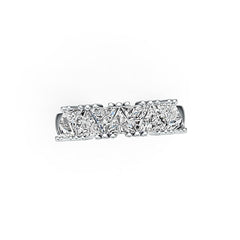 10K Gold Semi Mount Ring Setting Trillion TR 4X4mm DHJ