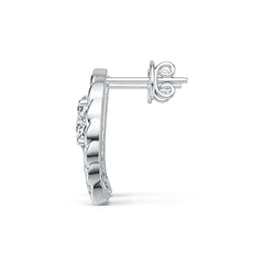 Sterling Silver Semi Mount Earrings Setting Oval OV 7x5mm Vintage Style Syzjewelry