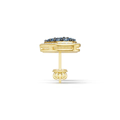 10K 14K Gold or 14K Gold Semi Mount Earrings Setting Round Rd Diamond Accent Syzjewelry