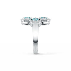 Sterling Silver Semi Mount Ring Setting Round RD 5x5mm DHJ