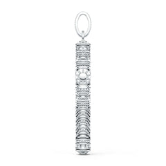 Sterling Silver Pendant Solid Cross Theme DHJ