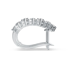 Sterling Silver Semi Mount Earrings Setting Oval OV 4X3mm DHJ