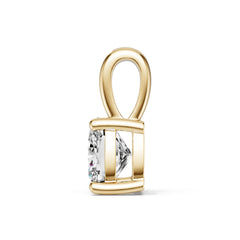 Platinum Semi Mount Pendant Setting Cushion Cu 5x6mm Diamond Accent Syz Jewelry