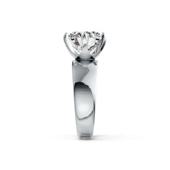 Sterling Silver Semi Mount Ring Setting Round RD 10.5mm Solitaire DHJ