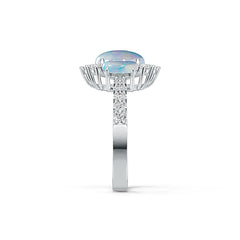 Sterling Silver Semi Mount Ring Setting Oval OV 10X8mm DHJ