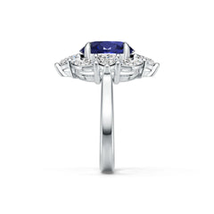 Sterling Silver Semi Mount Ring Setting Round Ro 10x8mm Syz Jewelry