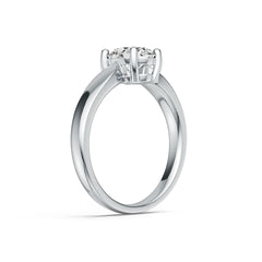 14K Gold Semi Mount Ring Setting Oval OV 8X6mm Solitaire DHJ