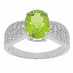 10K Gold Semi Mount Ring Setting Oval OV 10X8mm Moissanite Accent DHJ