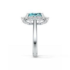 Sterling Silver Semi Mount Ring Setting Emerald OCT 9X7mm Syzjewelry