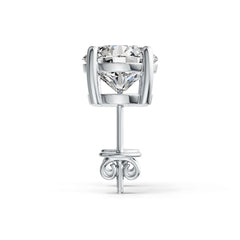Sterling Silver Semi Mount Earrings Setting Round RD 8x8mm DHJ