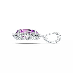 Sterling Silver Semi Mount Earrings Setting Pear PE 12X16mm DHJ