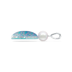 Sterling Silver Semi Mount Pendant Setting Round RD 8.5mm DHJ
