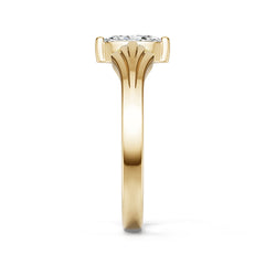 10K Gold Semi Mount Ring Setting Marquise Ma 8x4mm Syz Jewelry