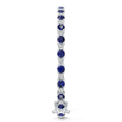 Sterling Silver Semi Mount Bracelet Setting Round RD 4x4mm DHJ