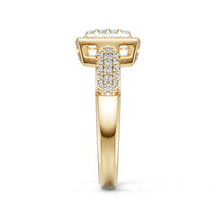 14K Gold Semi Mount Ring Setting Round Ro 6x6mm Syz Jewelry