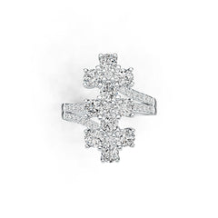 14K Gold Semi Mount Ring Setting Oval OV 5X4mm with Diamond Accent DHJ