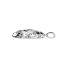 Sterling Silver Semi Mount Pendant Setting Round RD 1.5mm DHJ