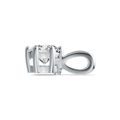 Sterling Silver Semi Mount Pendant Setting Round RD 6x6mm DHJ