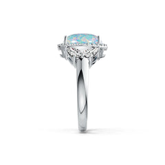 Sterlingsølv Semi Mount Ring Indstilling Oval OV 10X8mm