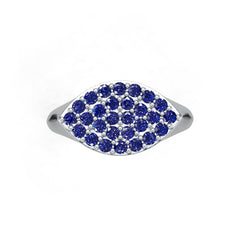 Sterling Silver Semi Mount Ring Setting Round Rd DHJ