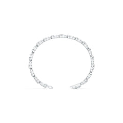 Platinum Semi Mount Bracelet Setting Heart HT 4X4mm Diamond Accent DHJ