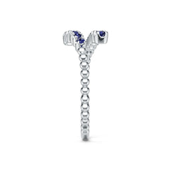 Platinum Semi Mount Ring Setting Round Ro 2x2mm Syz Jewelry