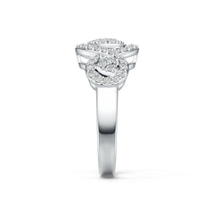 Sterling Silver Semi Mount Ring Setting Round RD 1.25mm DHJ