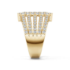 14K Gold Semi Mount Ring Setting Round Ro 6x6mm Syz Jewelry