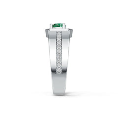 Sterling Silver Semi Mount Ring Setting Round RD 5x5mm Halo Syzjewelry