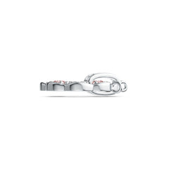 Sterling SilverPendant Setting with White Topaz or Moissanite Flower Theme Syzjewelry