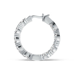 Sterling Silver Semi Mount Earrings Setting Oval OV 7X5mm DHJ