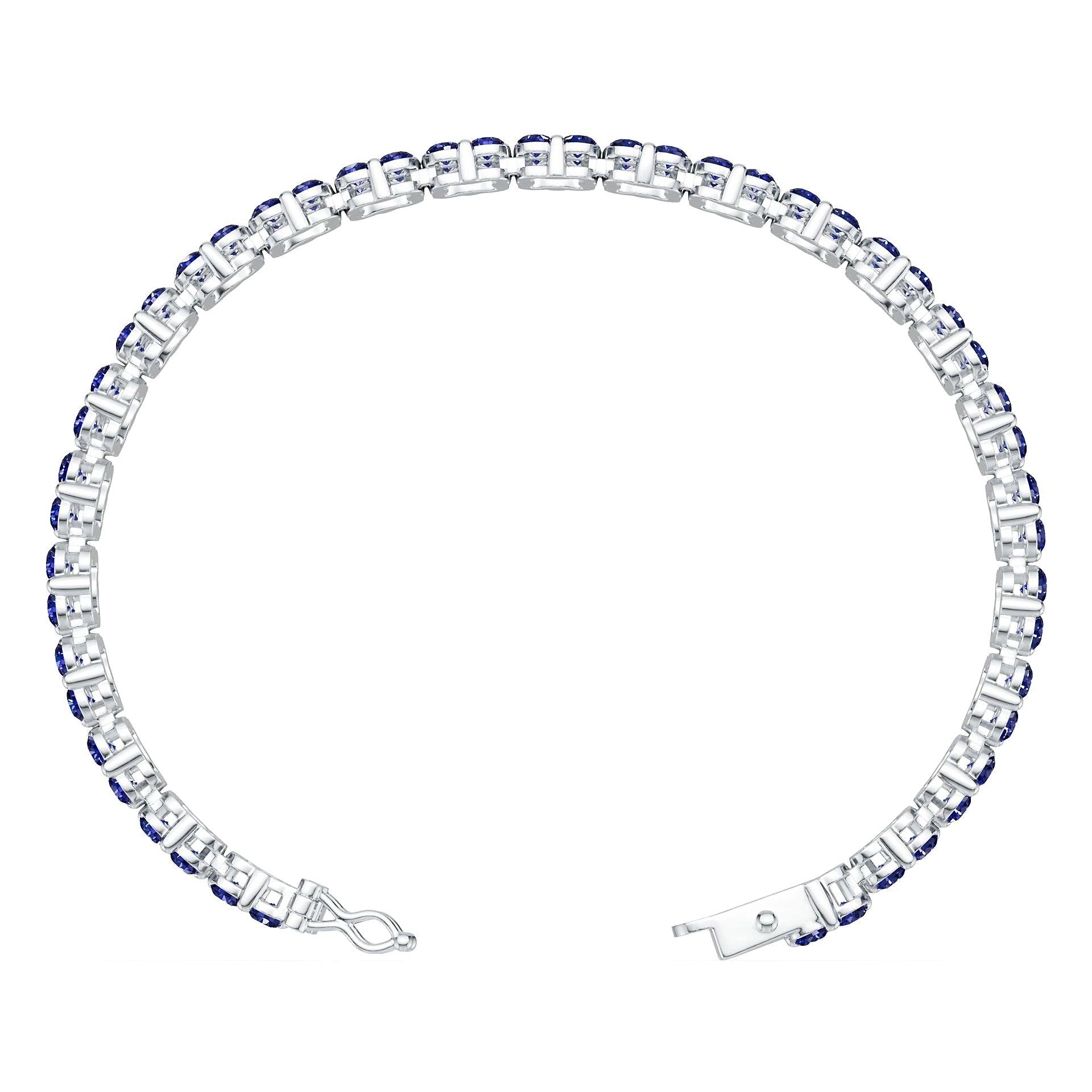 Sterling Silver Semi Mount Bracelet Setting Round Rd DHJ